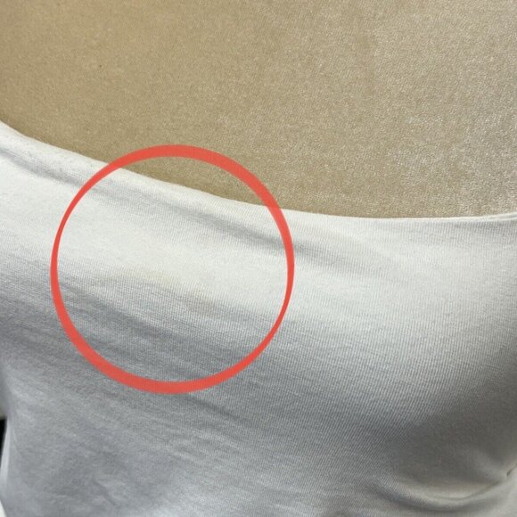 Melrose with Love White Bodycon Ruched Midi Dress Size M Medium - Picture 6 of 7